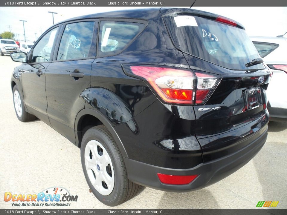 2018 Ford Escape S Shadow Black / Charcoal Black Photo #3