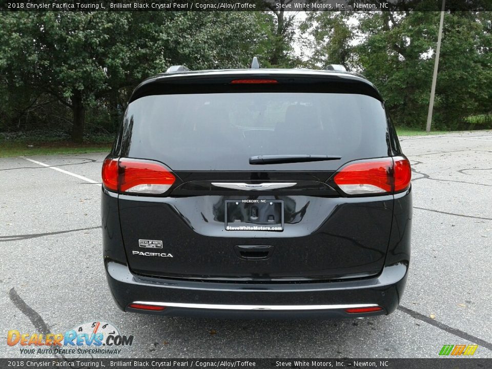 2018 Chrysler Pacifica Touring L Brilliant Black Crystal Pearl / Cognac/Alloy/Toffee Photo #7