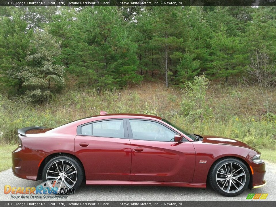 2018 Dodge Charger R/T Scat Pack Octane Red Pearl / Black Photo #6