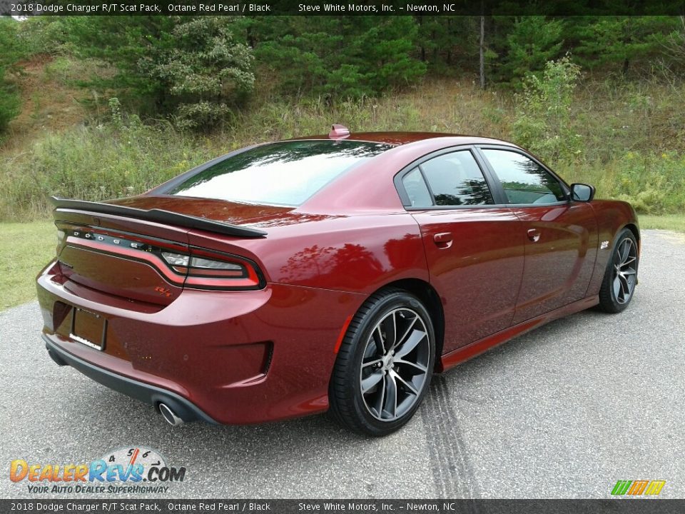 2018 Dodge Charger R/T Scat Pack Octane Red Pearl / Black Photo #7
