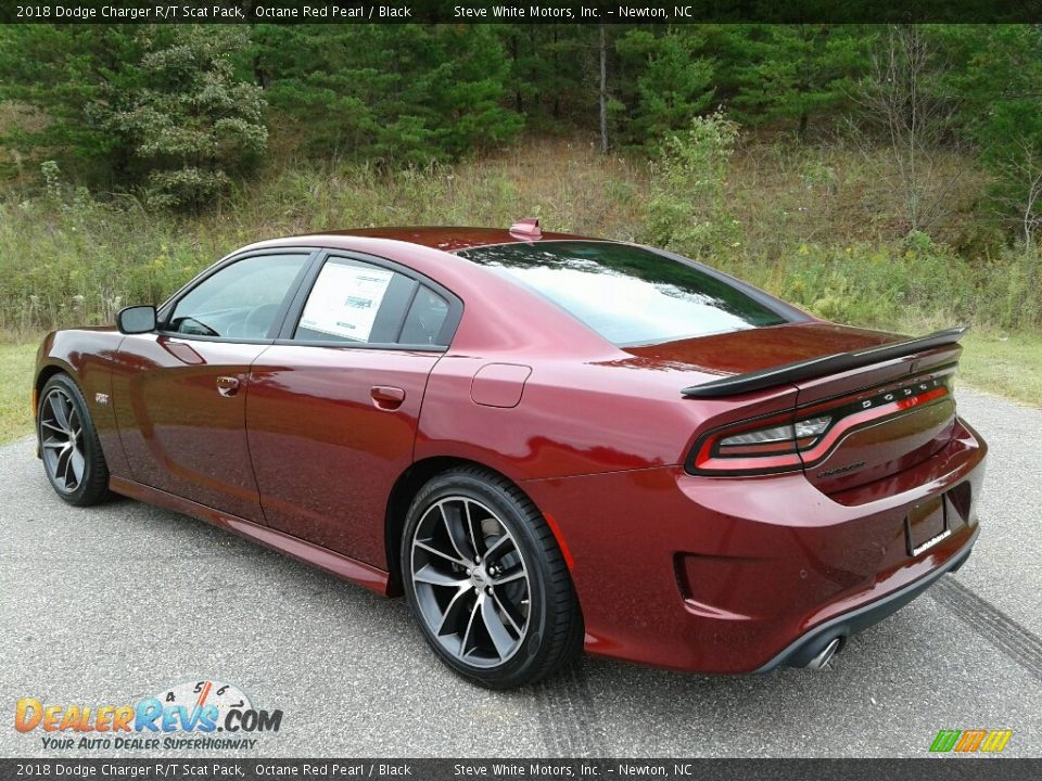 2018 Dodge Charger R/T Scat Pack Octane Red Pearl / Black Photo #9