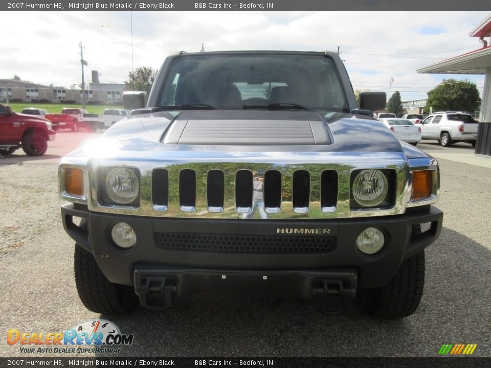 2007 Hummer H3 Midnight Blue Metallic / Ebony Black Photo #5