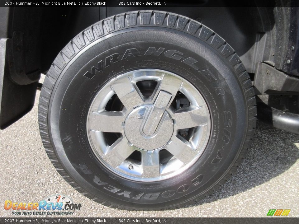 2007 Hummer H3 Midnight Blue Metallic / Ebony Black Photo #9