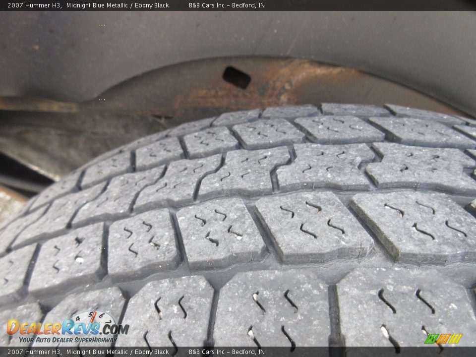 2007 Hummer H3 Midnight Blue Metallic / Ebony Black Photo #10