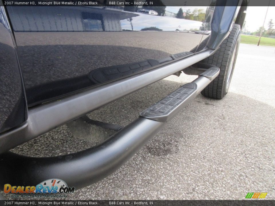 2007 Hummer H3 Midnight Blue Metallic / Ebony Black Photo #11