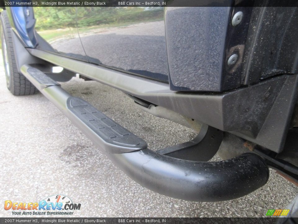 2007 Hummer H3 Midnight Blue Metallic / Ebony Black Photo #12