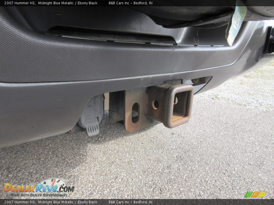 2007 Hummer H3 Midnight Blue Metallic / Ebony Black Photo #13