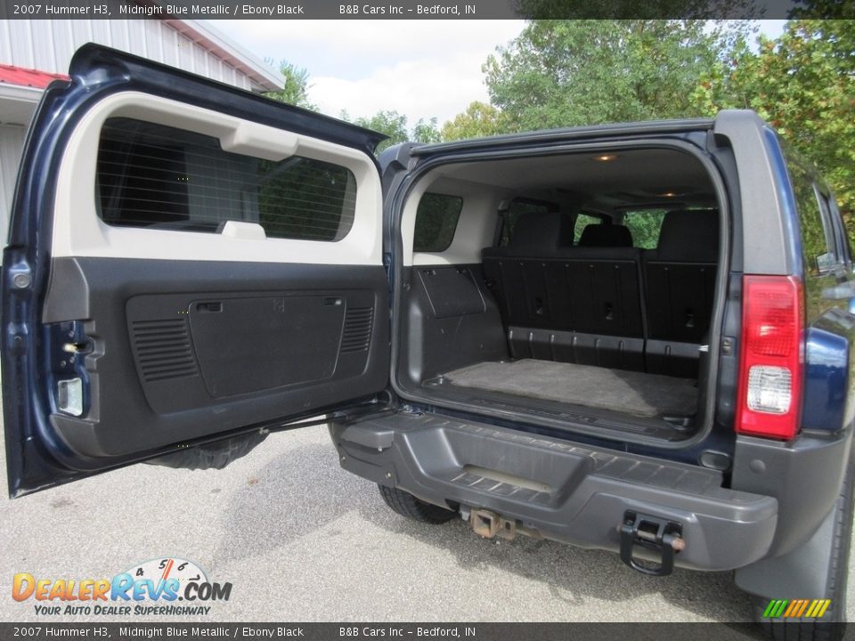 2007 Hummer H3 Midnight Blue Metallic / Ebony Black Photo #14