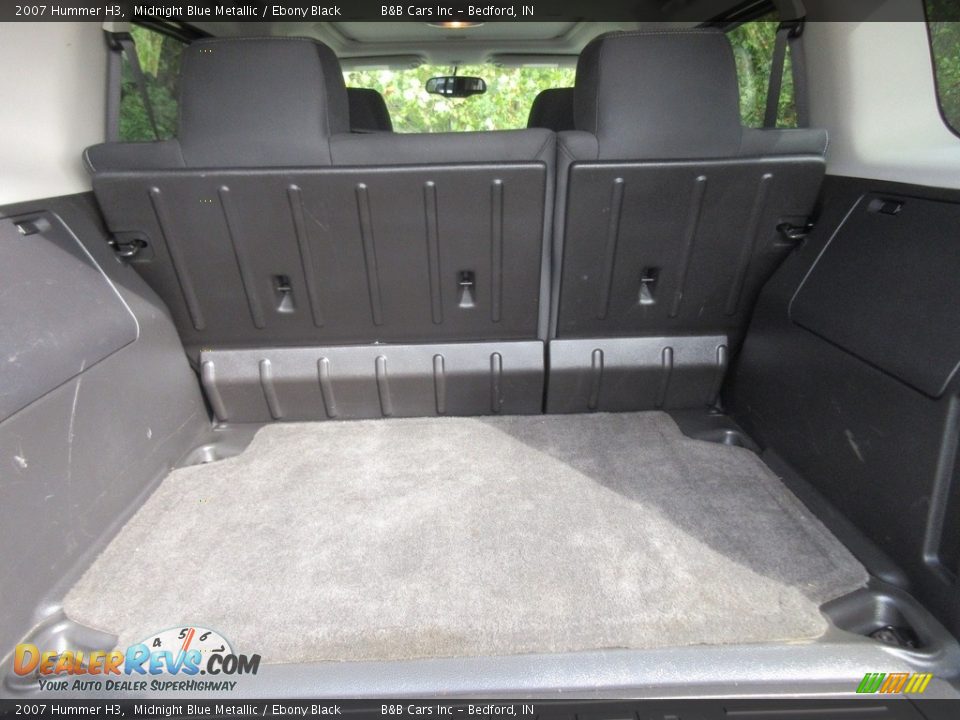 2007 Hummer H3 Midnight Blue Metallic / Ebony Black Photo #15