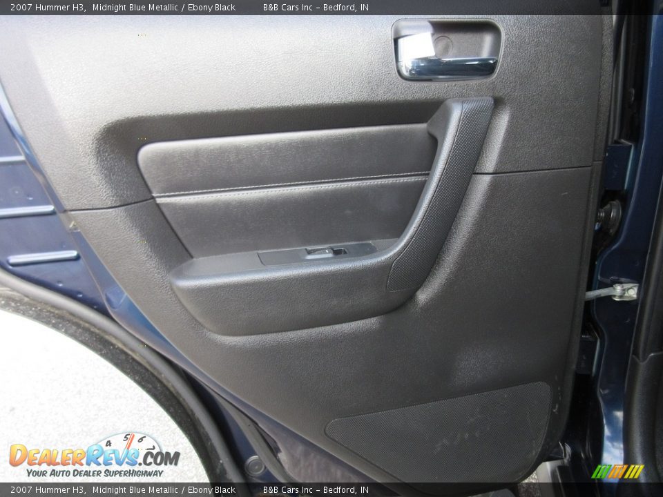 2007 Hummer H3 Midnight Blue Metallic / Ebony Black Photo #18