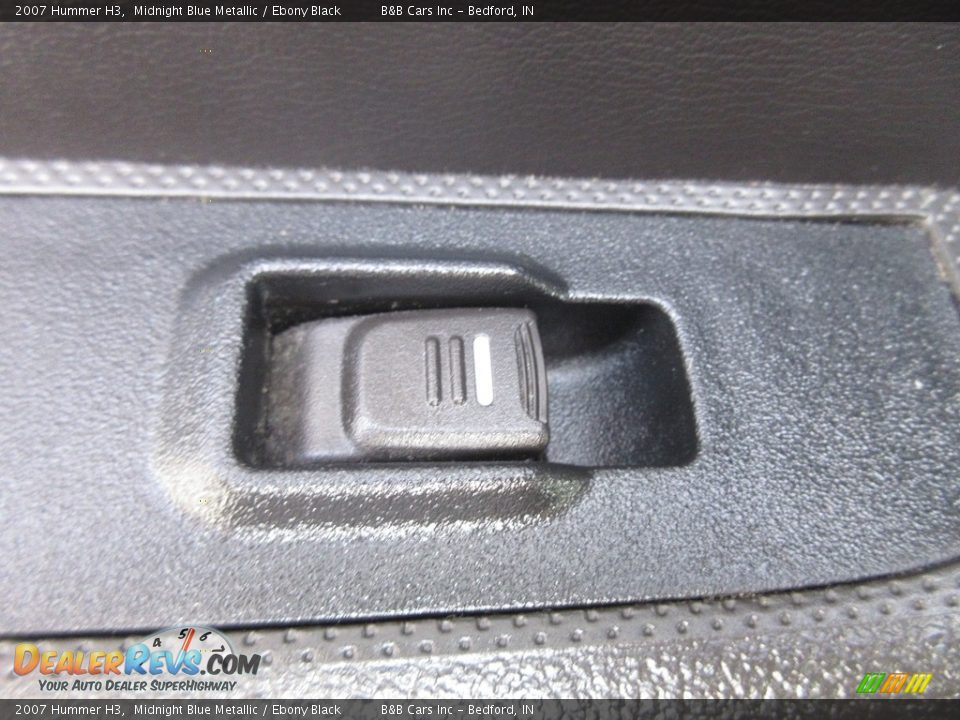 2007 Hummer H3 Midnight Blue Metallic / Ebony Black Photo #19