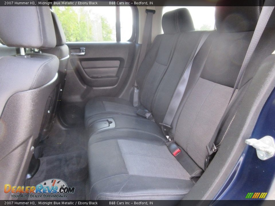 2007 Hummer H3 Midnight Blue Metallic / Ebony Black Photo #20