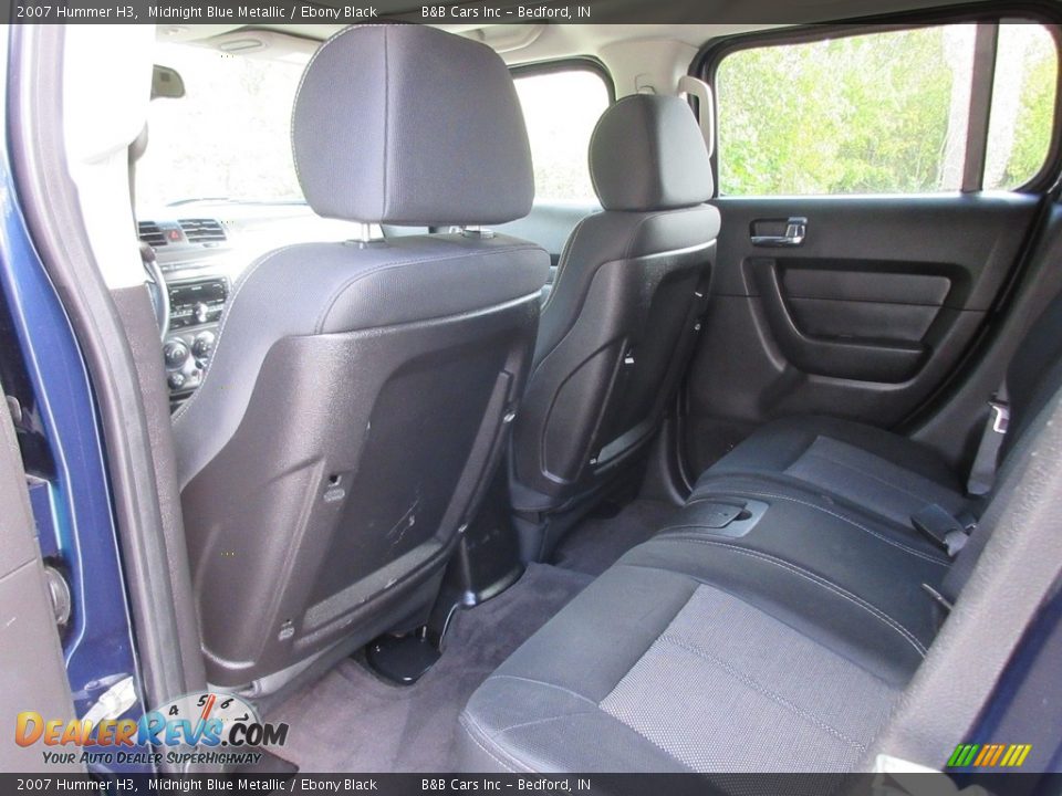 2007 Hummer H3 Midnight Blue Metallic / Ebony Black Photo #21