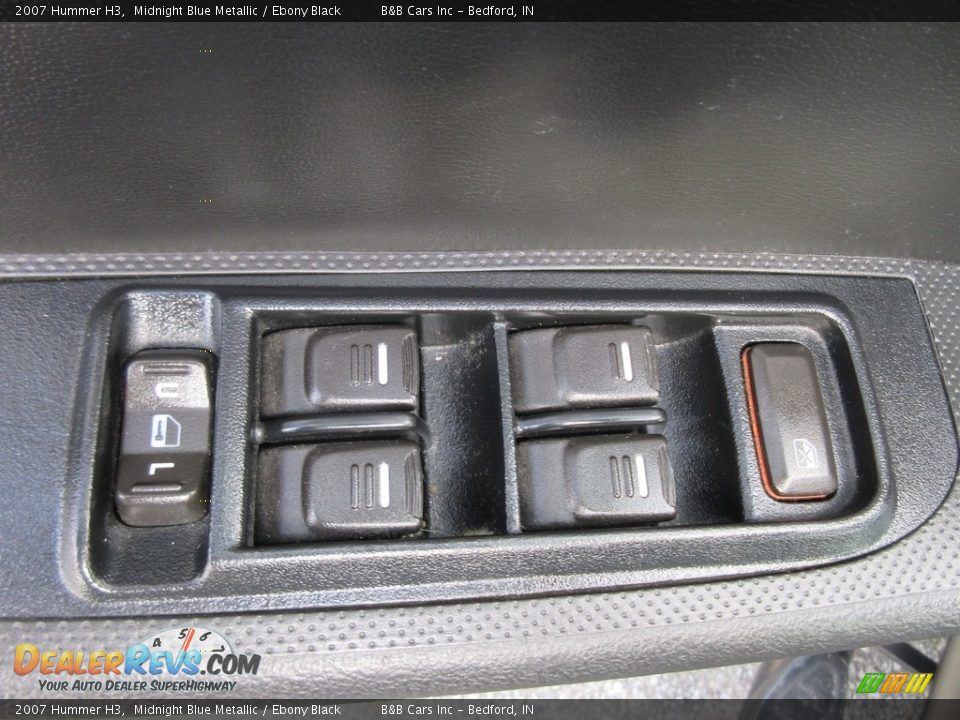 2007 Hummer H3 Midnight Blue Metallic / Ebony Black Photo #26