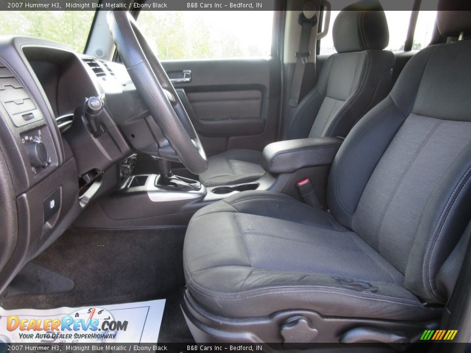 2007 Hummer H3 Midnight Blue Metallic / Ebony Black Photo #29