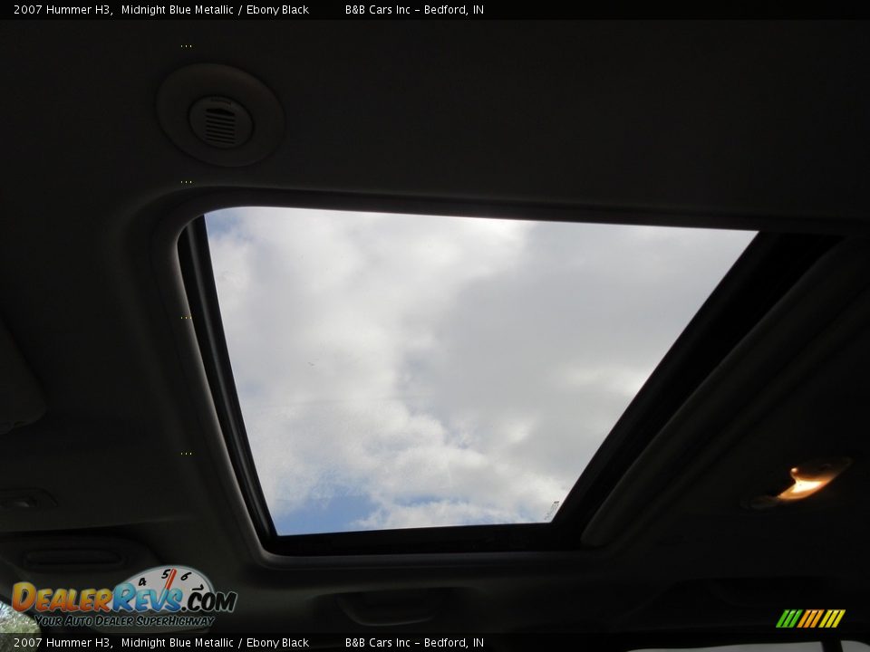 2007 Hummer H3 Midnight Blue Metallic / Ebony Black Photo #31