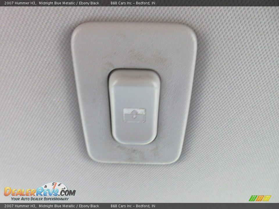 2007 Hummer H3 Midnight Blue Metallic / Ebony Black Photo #32