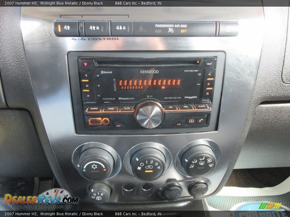 2007 Hummer H3 Midnight Blue Metallic / Ebony Black Photo #36