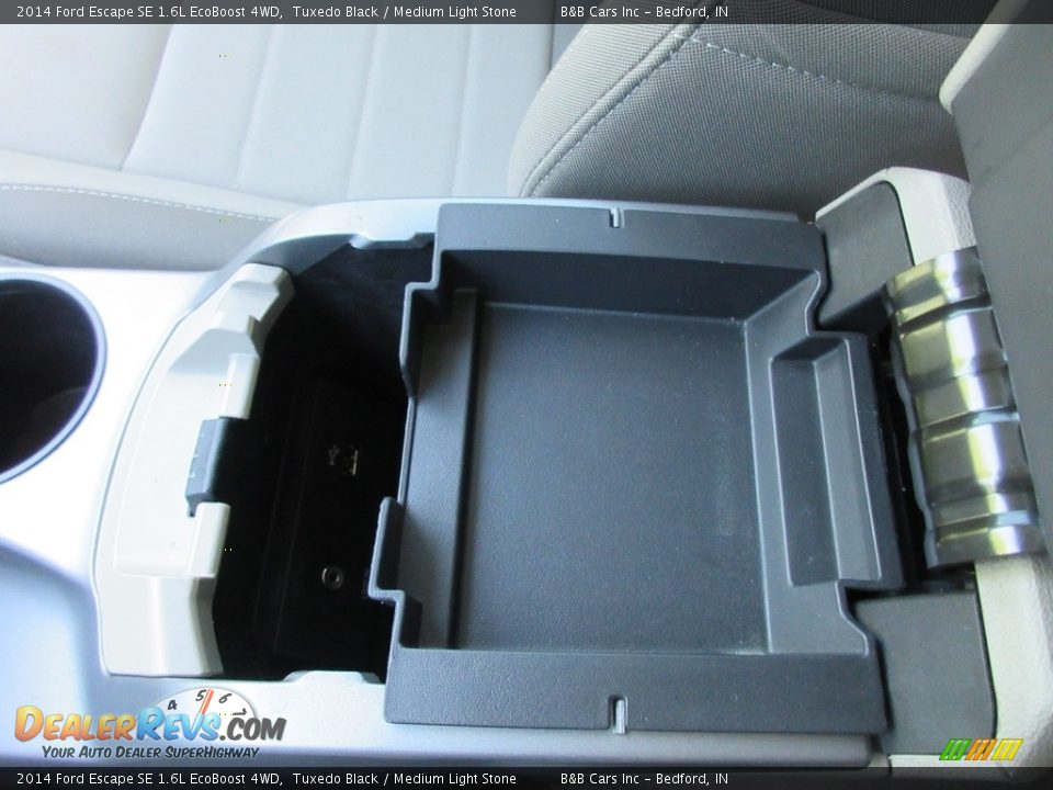 2014 Ford Escape SE 1.6L EcoBoost 4WD Tuxedo Black / Medium Light Stone Photo #30