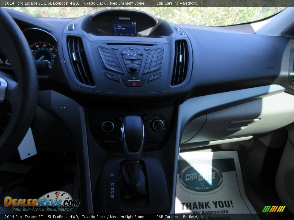 2014 Ford Escape SE 1.6L EcoBoost 4WD Tuxedo Black / Medium Light Stone Photo #33