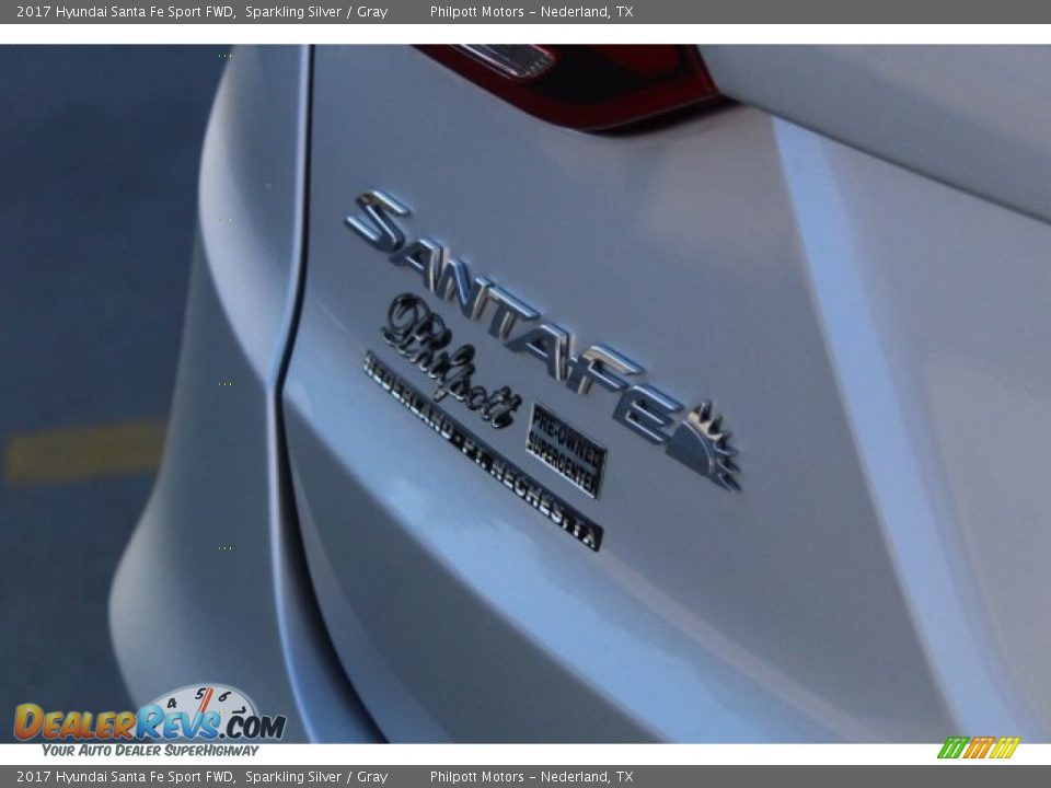 2017 Hyundai Santa Fe Sport FWD Sparkling Silver / Gray Photo #12