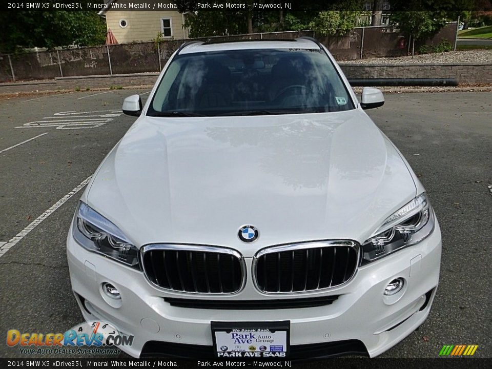2014 BMW X5 xDrive35i Mineral White Metallic / Mocha Photo #8
