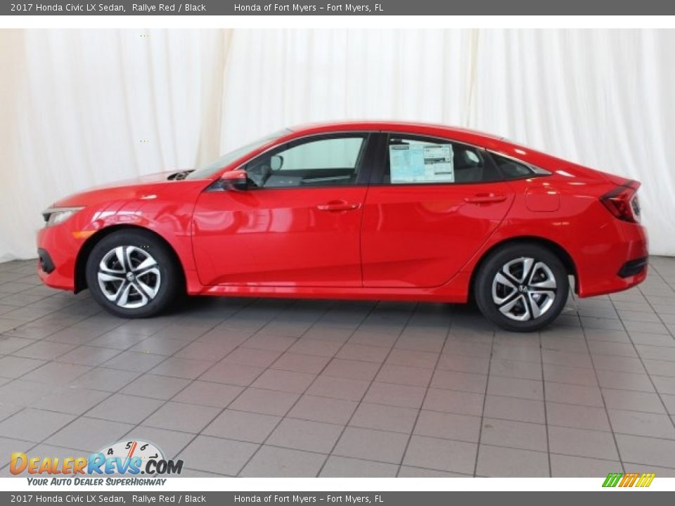 Rallye Red 2017 Honda Civic LX Sedan Photo #5