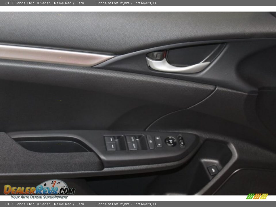 2017 Honda Civic LX Sedan Rallye Red / Black Photo #9