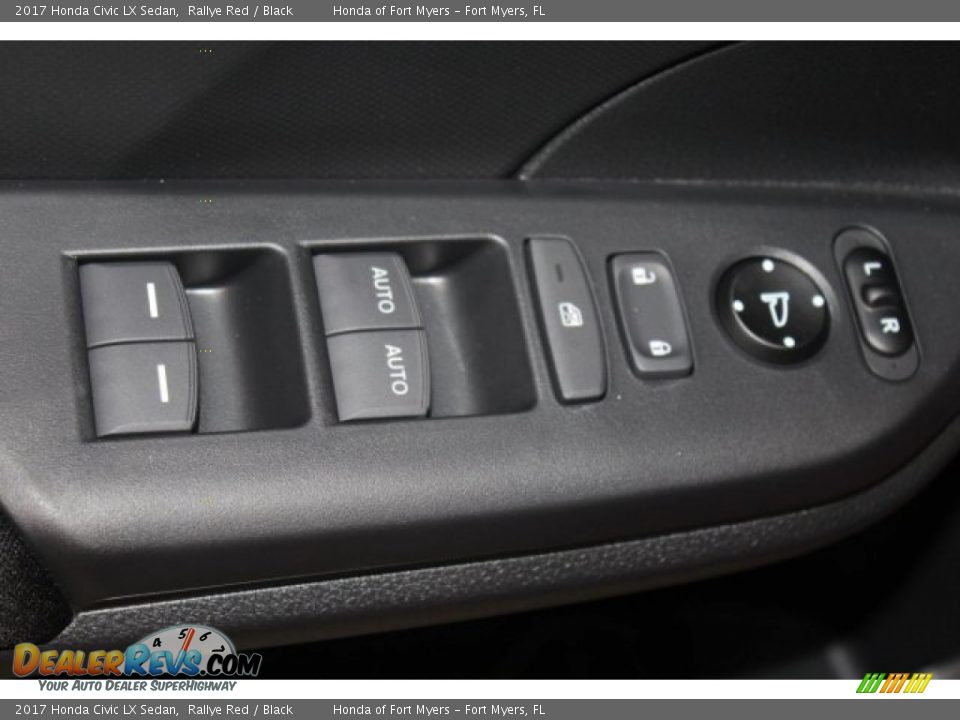2017 Honda Civic LX Sedan Rallye Red / Black Photo #10