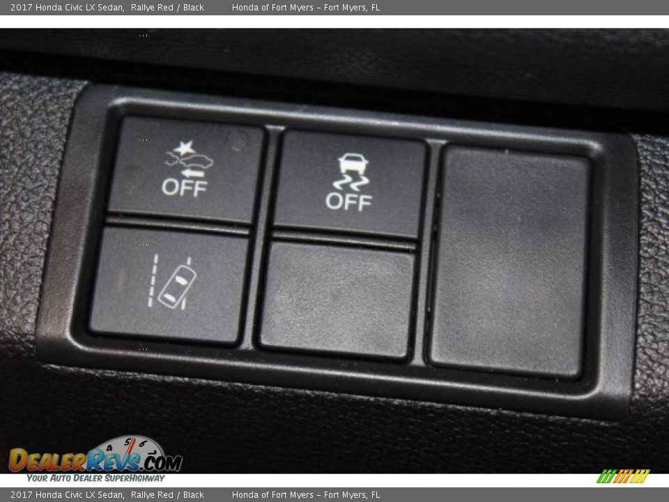2017 Honda Civic LX Sedan Rallye Red / Black Photo #13