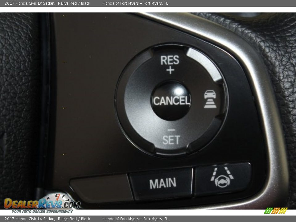 2017 Honda Civic LX Sedan Rallye Red / Black Photo #15