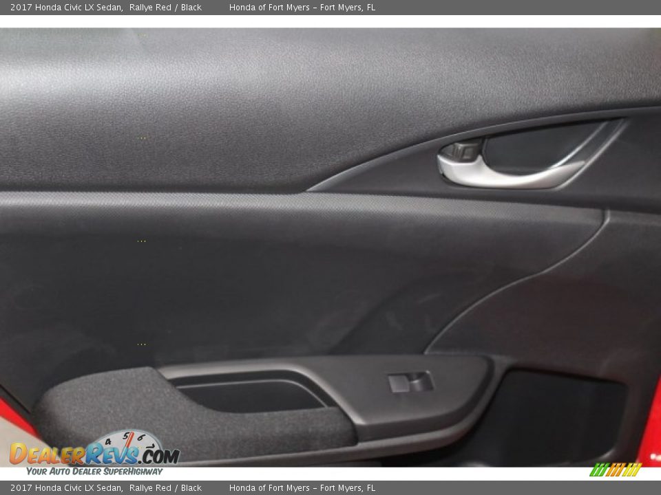 2017 Honda Civic LX Sedan Rallye Red / Black Photo #21