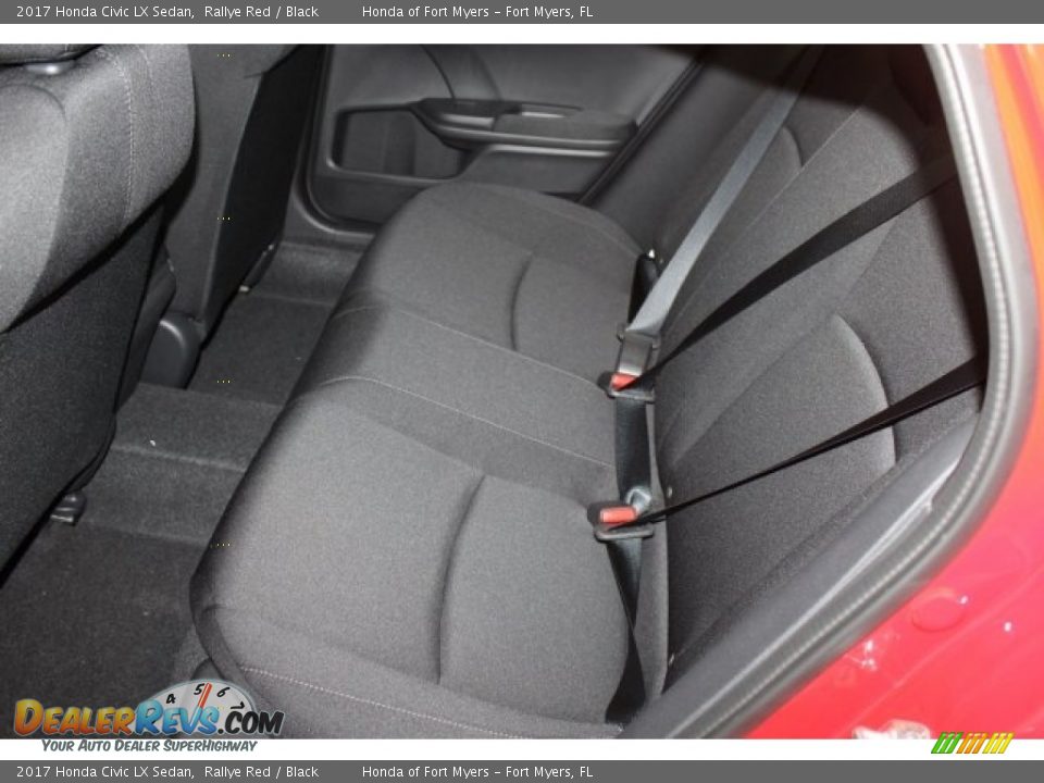 2017 Honda Civic LX Sedan Rallye Red / Black Photo #22