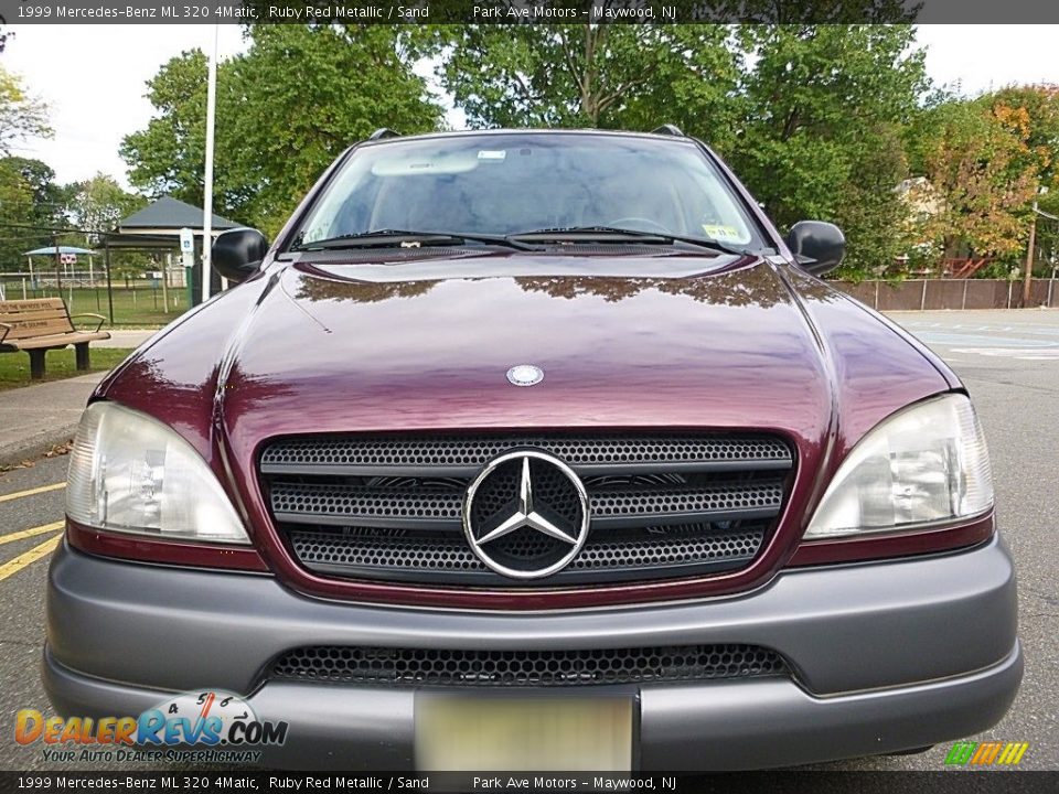 1999 Mercedes-Benz ML 320 4Matic Ruby Red Metallic / Sand Photo #8