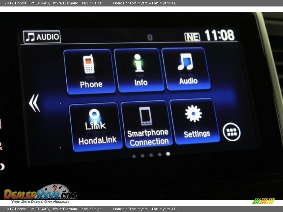 2017 Honda Pilot EX AWD White Diamond Pearl / Beige Photo #18