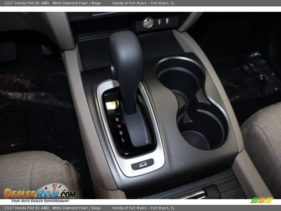 2017 Honda Pilot EX AWD White Diamond Pearl / Beige Photo #20