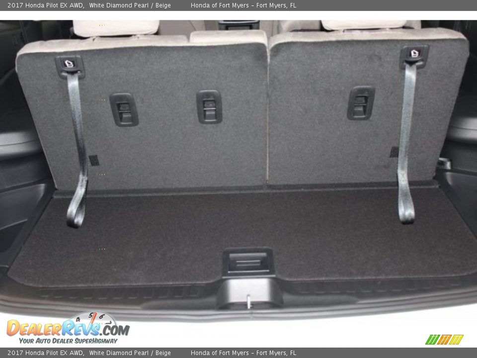 2017 Honda Pilot EX AWD White Diamond Pearl / Beige Photo #24