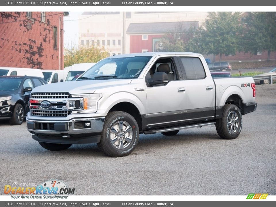 2018 Ford F150 XLT SuperCrew 4x4 Ingot Silver / Light Camel Photo #1