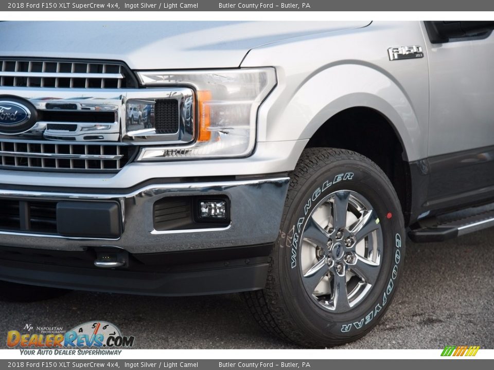 2018 Ford F150 XLT SuperCrew 4x4 Ingot Silver / Light Camel Photo #2