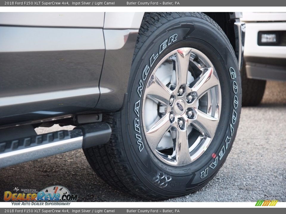 2018 Ford F150 XLT SuperCrew 4x4 Ingot Silver / Light Camel Photo #3