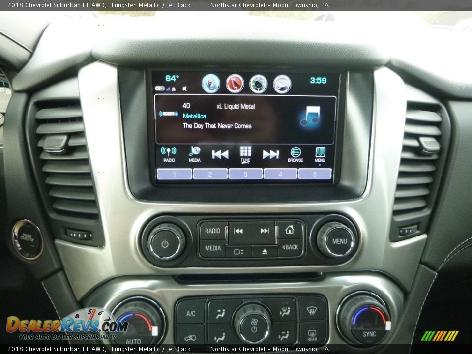 2018 Chevrolet Suburban LT 4WD Tungsten Metallic / Jet Black Photo #17