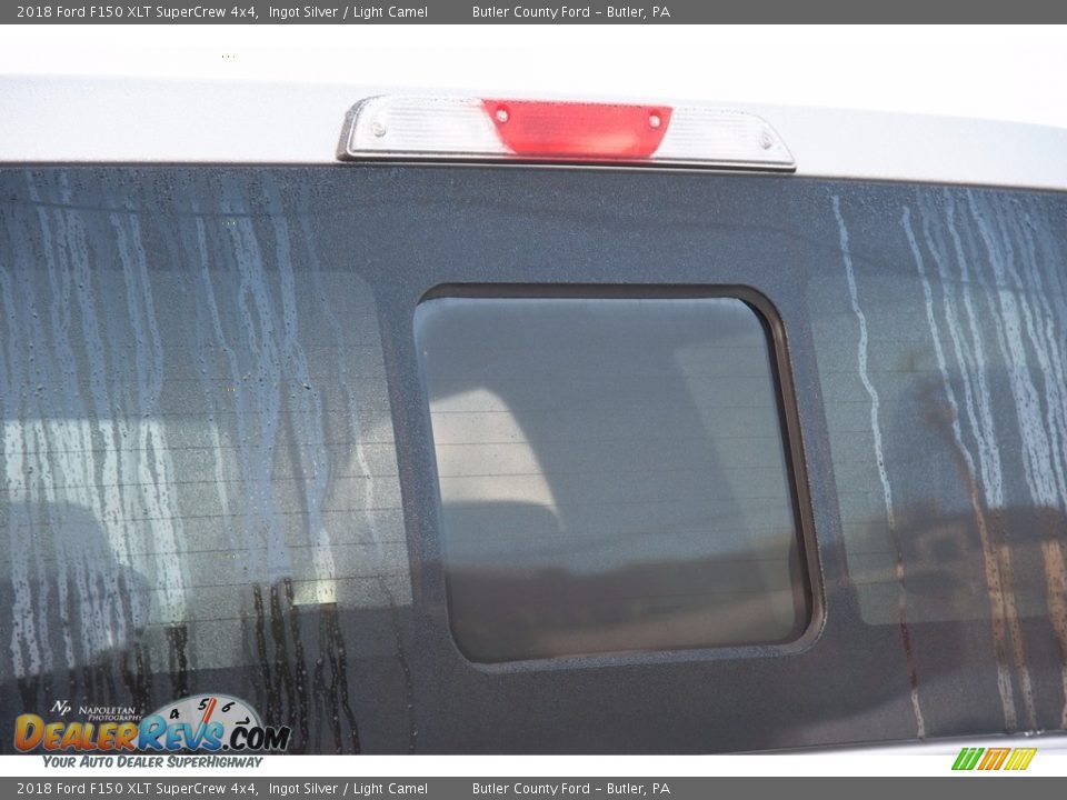 2018 Ford F150 XLT SuperCrew 4x4 Ingot Silver / Light Camel Photo #6