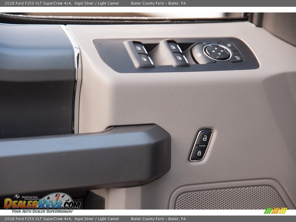 2018 Ford F150 XLT SuperCrew 4x4 Ingot Silver / Light Camel Photo #7