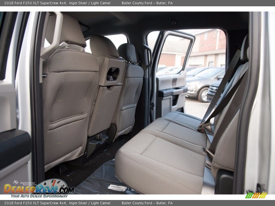 2018 Ford F150 XLT SuperCrew 4x4 Ingot Silver / Light Camel Photo #12