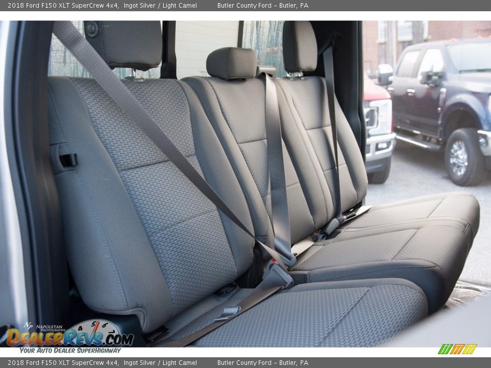 2018 Ford F150 XLT SuperCrew 4x4 Ingot Silver / Light Camel Photo #13