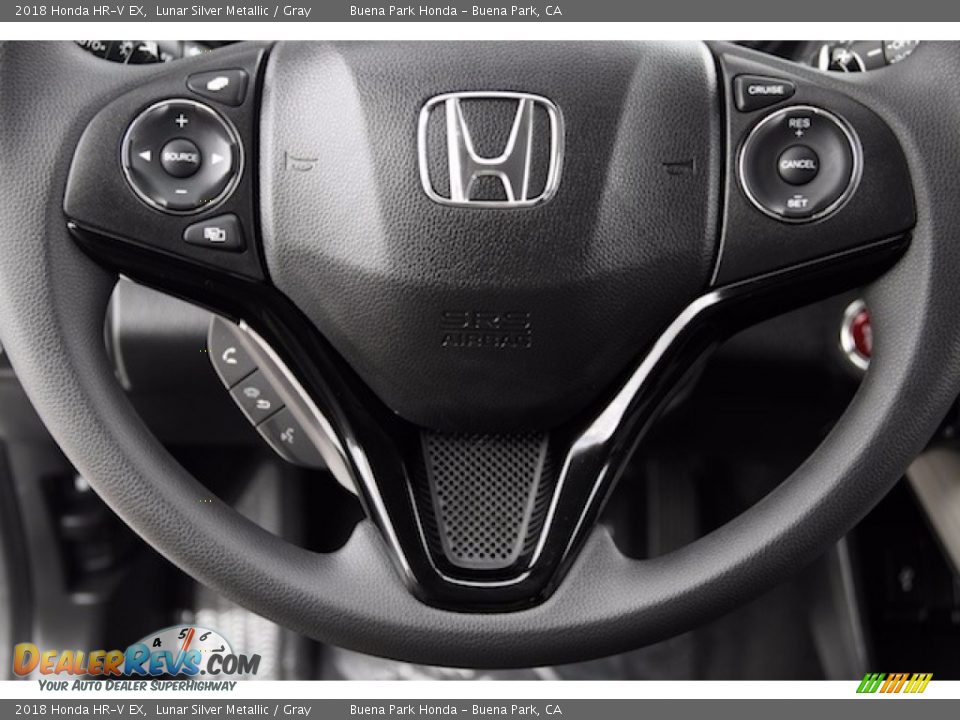 2018 Honda HR-V EX Lunar Silver Metallic / Gray Photo #10