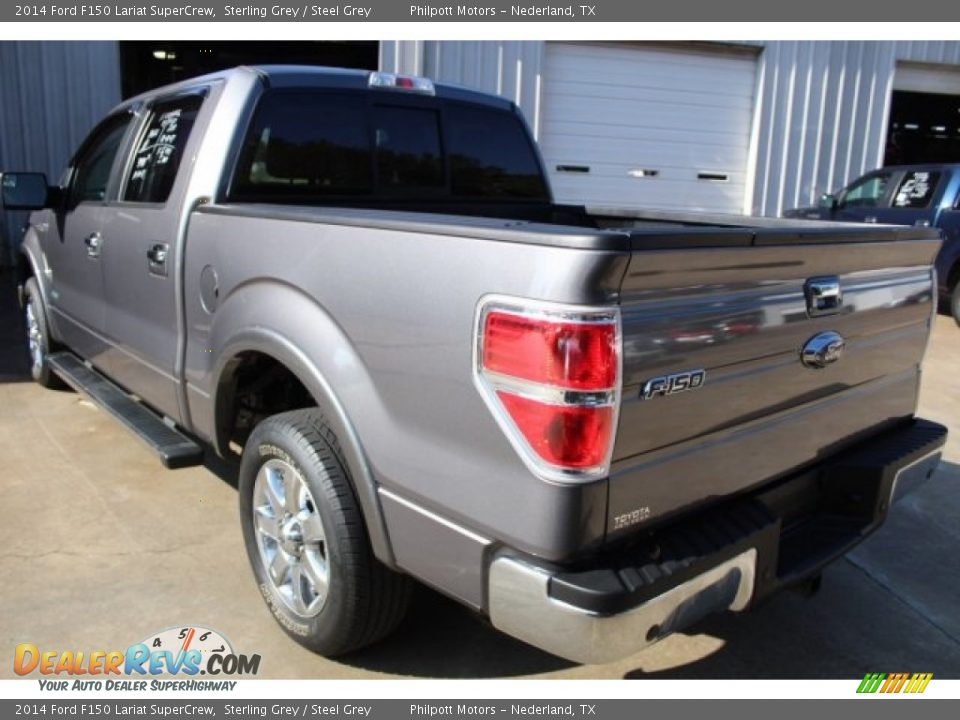 2014 Ford F150 Lariat SuperCrew Sterling Grey / Steel Grey Photo #6