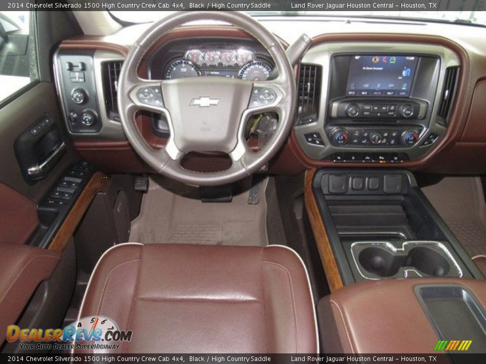 2014 Chevrolet Silverado 1500 High Country Crew Cab 4x4 Black / High Country Saddle Photo #15