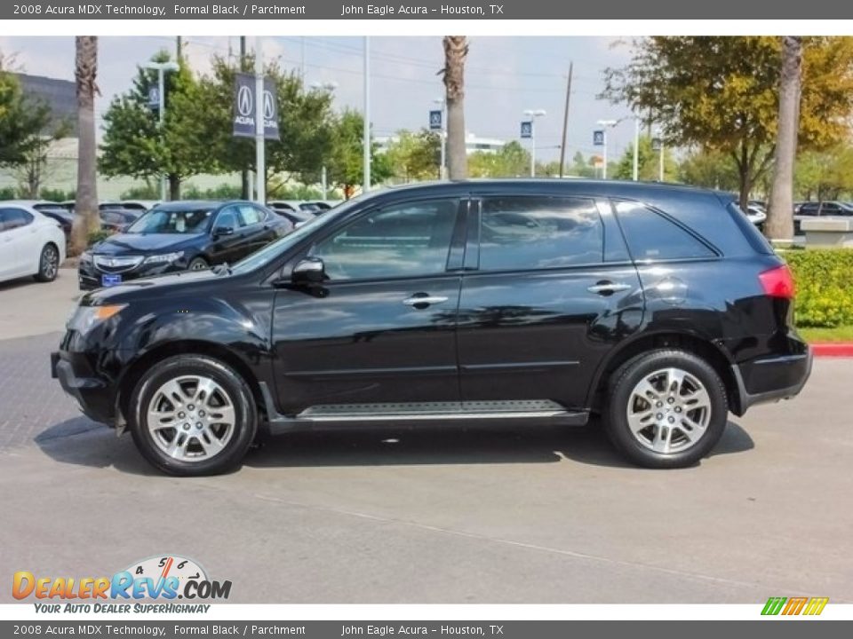 2008 Acura MDX Technology Formal Black / Parchment Photo #17
