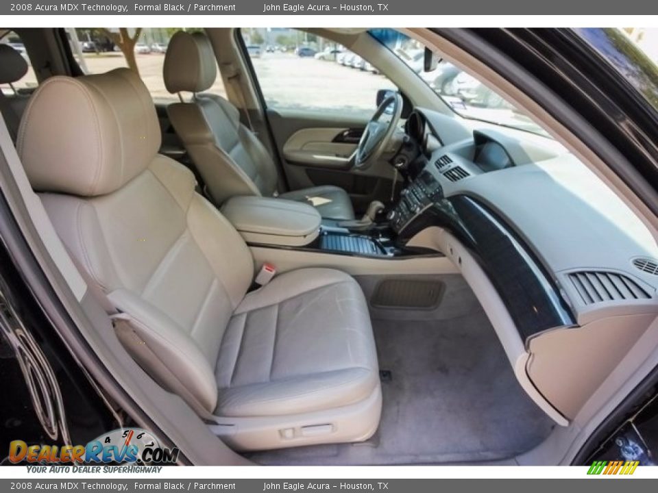 2008 Acura MDX Technology Formal Black / Parchment Photo #25